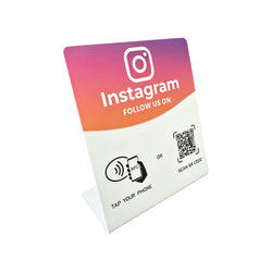 Placa NFC + QR Reseñas Google