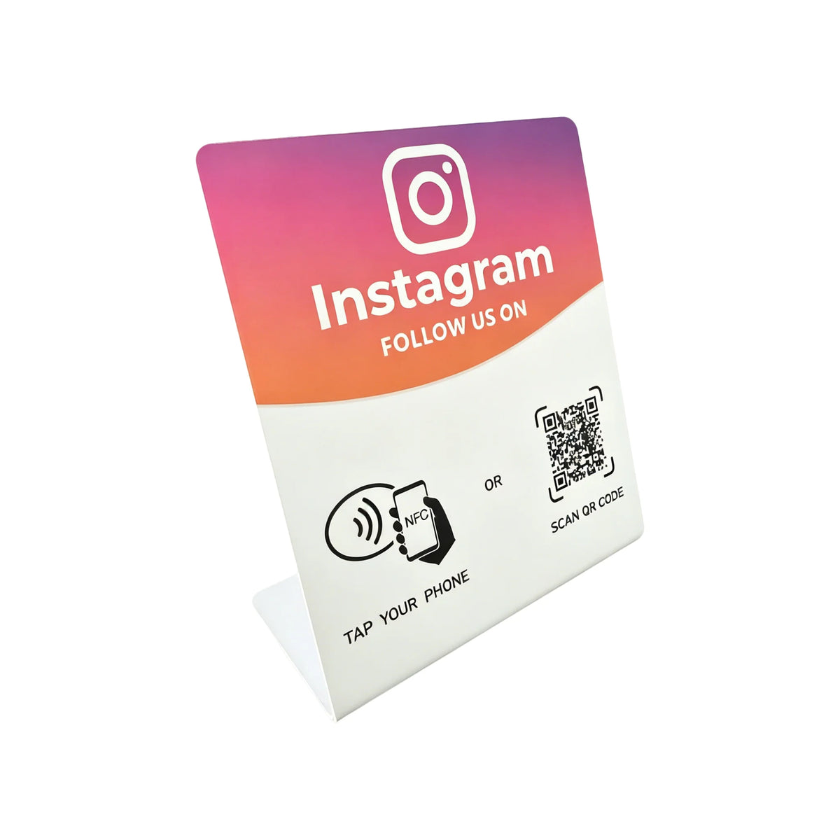 Placa NFC + QR Reseñas Google