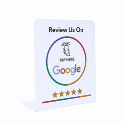 Placa NFC + QR Reseñas Google