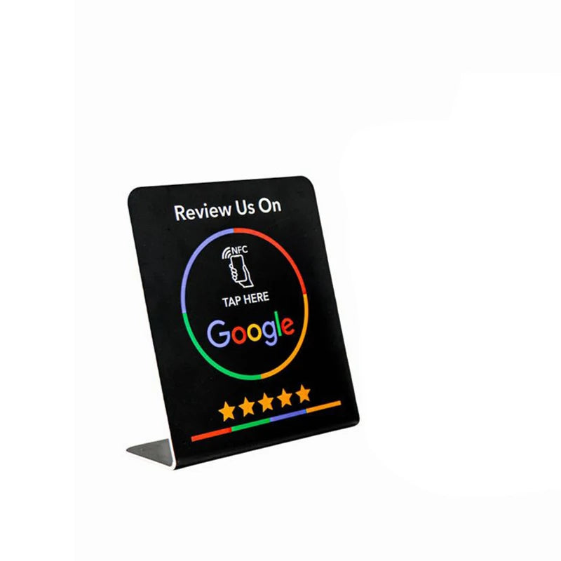 Placa NFC + QR Reseñas Google